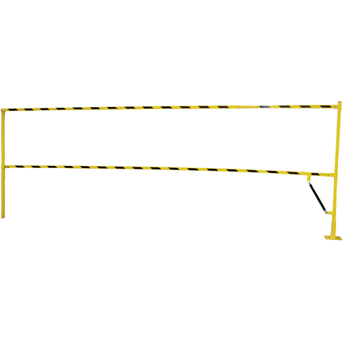 Barri&egrave;re &agrave; bascule de s&eacute;curit&eacute;, 10' lo x 42-5/8" ha, 159" &eacute;lev&eacute;e, Jaune Par Equipment