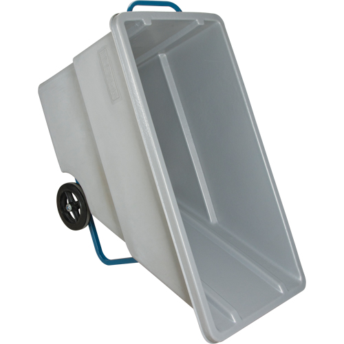 Chariot basculeur en acier, Poly&eacute;thyl&egrave;ne, 0,625 vg³, Capacit&eacute; de charge de 850 lb Par Equipment