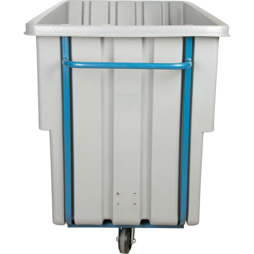 Chariot basculeur en acier, Poly&eacute;thyl&egrave;ne, 1,1 vg³, Capacit&eacute; de charge de 1250 lb Par Equipment