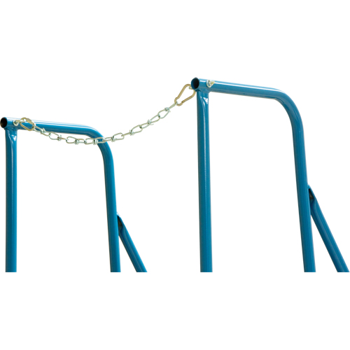 Trailer Access Rolling Ladder with Rails, 4 Steps, 22" Step Width, 37" Platform Height, Steel Par Equipment