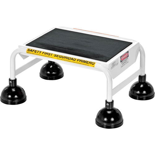 Stop-Step Ladders, 1 Steps, 16" Step Width, 9-9/16" Platform Height, Steel Par Equipment