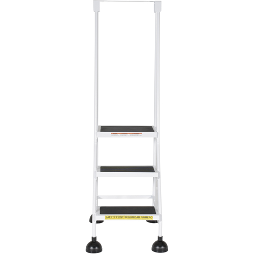 &eacute;chelles Stop-Step, 3 marches, Largeur de la marche 16", Hauteur de la plateforme 28-11/16", Acier Par Equipment
