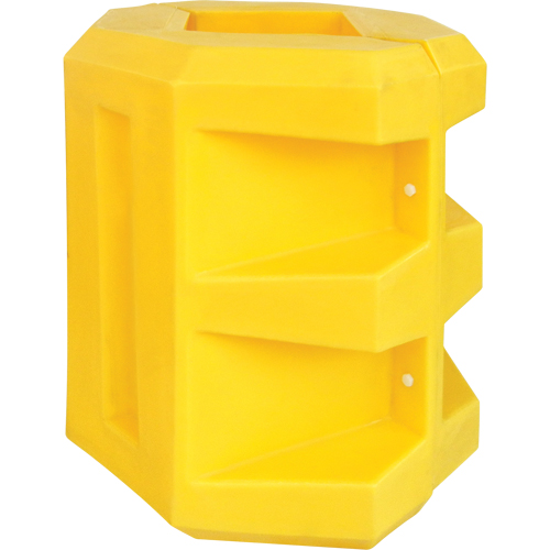 Short Column Protector, 12" x 12" Inside Opening, 24" L x 24" W x 24" H, Yellow Par Equipment