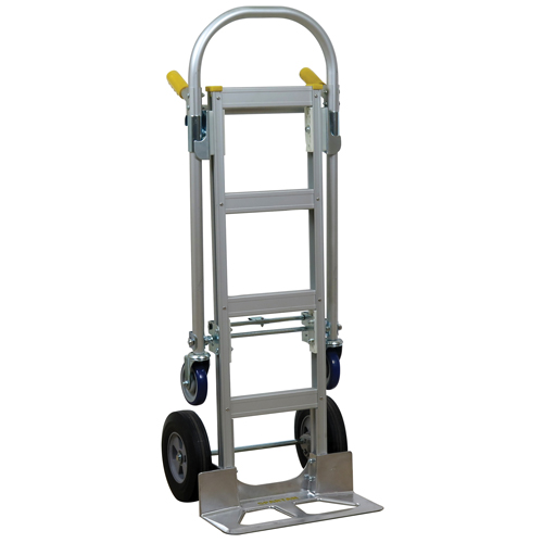 SPTN-JR-T18-SR Spartan Jr. Convertible Hand Truck, Aluminum, 1000 lbs. Capacity Par Equipment