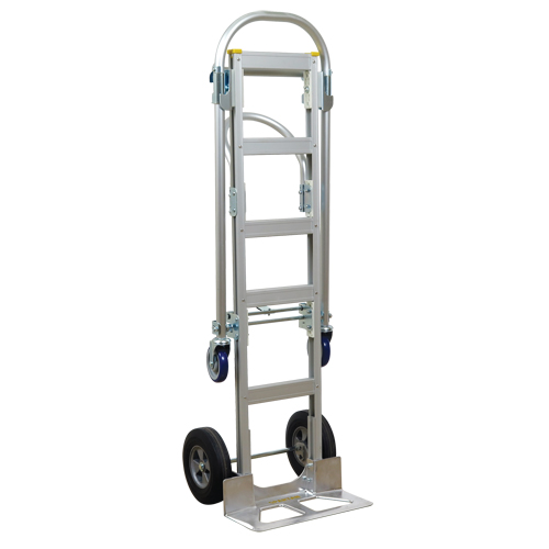SPTN-SR-T18-SR Spartan Sr. Convertible Hand Truck, Aluminum, 1000 lbs. Capacity Par Equipment