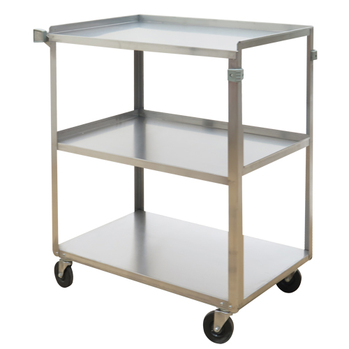 Chariots &agrave; tablette, 3 Tiers, 17-5/8" la x 33" h x 27-1/8" p, Capacit&eacute; 300 lb Par Equipment