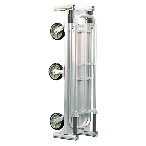 Folding Platform Truck, 18" W x 61" L, 1200 lbs. Cap., Polyurethane Wheels Par Equipment