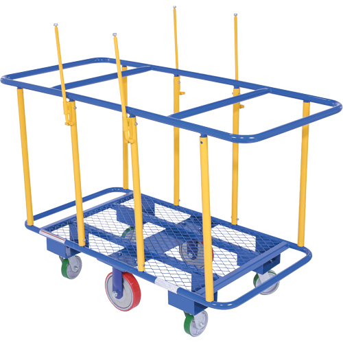 Chariot horizontal pour panneaux, 63-7/16" x 28-1/2" x 40-15/16", Capacit&eacute; 2000 lb Par Equipment