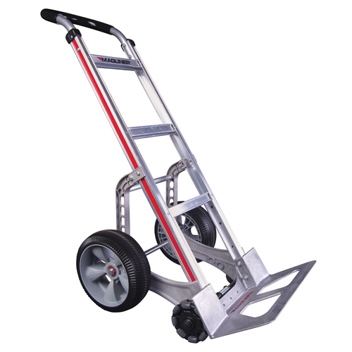 Self-Stabilizing Hand Truck, Continuous Handle, Aluminum, 55'' Height, 500 lbs. Capacity Par Equipment