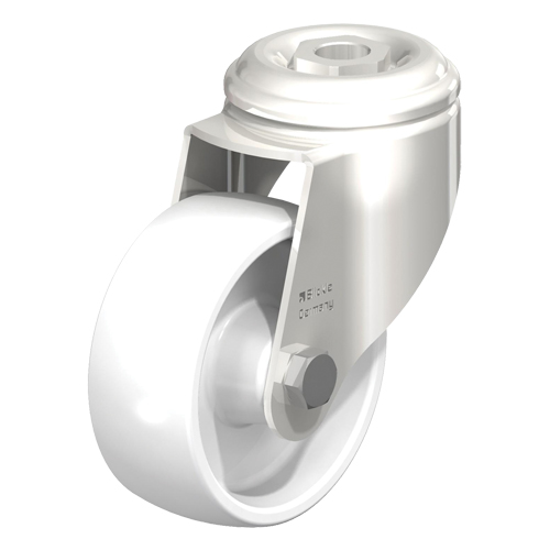 Stainless Steel Nylon Caster, Swivel, 3-1/8" (79.5 mm) Dia., 265 lbs. (120 kg.) Capacity Par Equipment