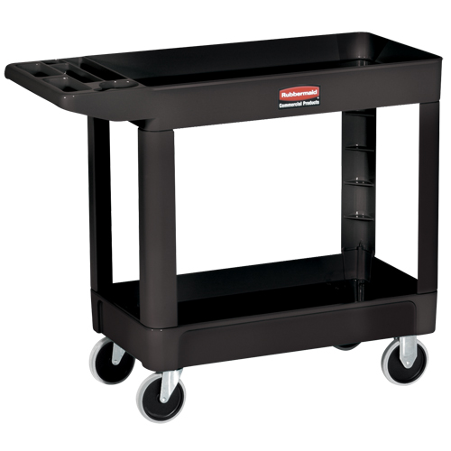 Heavy-Duty Utility Cart - 4520-89, 2 Tiers, 25-7/8" x 33-1/4" x 45-1/4", 500 lbs. Capacity Par Equipment