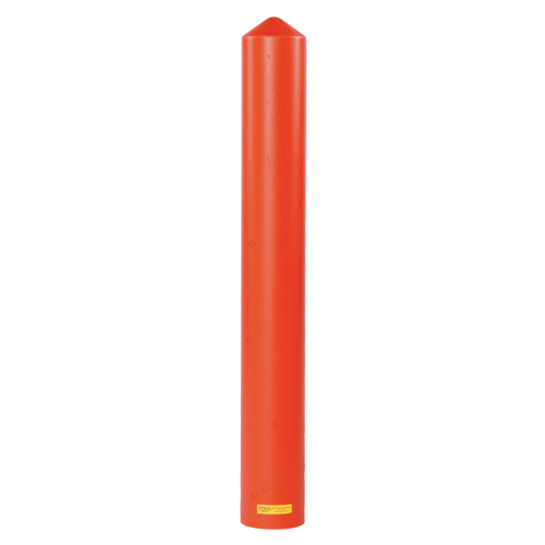 Enveloppe lisse pour butoir, 4" dia. x 56" l, Rouge Par Equipment