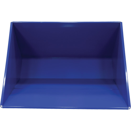 Conteneur autobasculeur, Acier, 3 vg³, Bleu Par Equipment