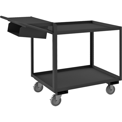 Order Picking Cart, 40-1/4" H x 24-1/4" W x 52-3/8" D, 2 Shelves, 1200 lbs. Capacity Par Equipment