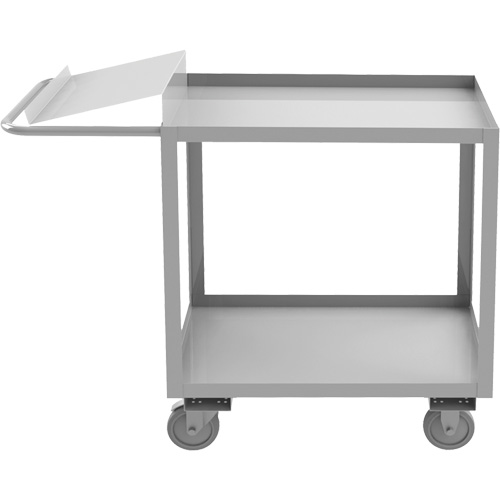 Industrial Grade Order Picking Cart, 39" H x 18-1/8" W x 51" D, 2 Shelves, 1200 lbs. Capacity Par Equipment