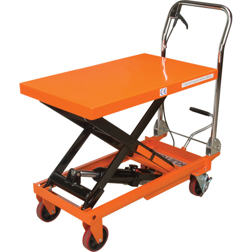 Hydraulic Scissor Lift Table, 32" L x 19-3/4" W, Steel, 660 lbs. Capacity Par Equipment