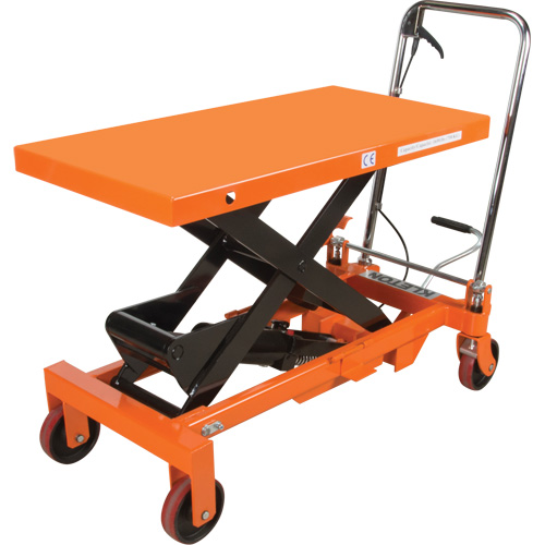 Hydraulic Scissor Lift Table, 39-1/2" L x 20" W, Steel, 1650 lbs. Capacity Par Equipment