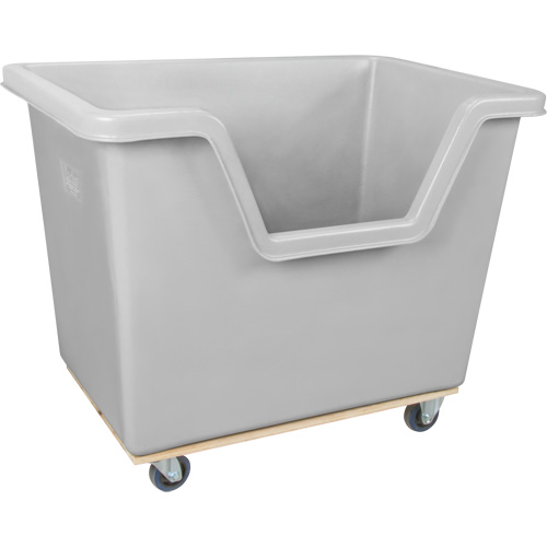 Easy Access Box Truck, Polyethylene, 45-3/4" L x 31-1/4" W x 37-3/4" H, 22 cu. ft. Volume, 1000 lbs. Capacity Par Equipment