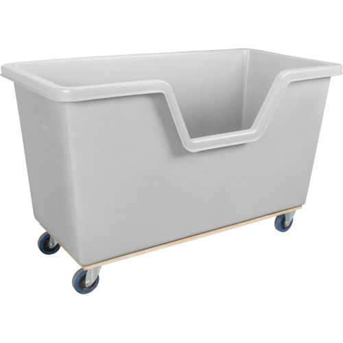 Easy Access Box Truck, Polyethylene, 63" L x 34-1/4" W x 38-1/2" H, 24 cu. ft. Volume, 1200 lbs. Capacity Par Equipment