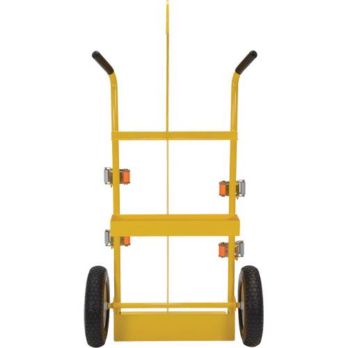 Chariot pour chalumeau et bouteille &agrave; gaz, Roues Rempli de mousse, Base de 23-13/16" la x 22-13/16" lo, 500 lb Par Equipment