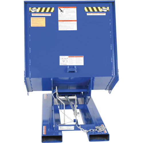 Tr&eacute;mie &agrave; parois ouvrantes, Acier, 1 vg³, Bleu Par Equipment