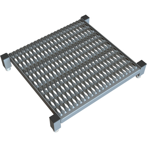Adjustable Height One-Step Work Platform, 24" W x 24" D, 800 lbs. Capacity, All-Welded Par Equipment
