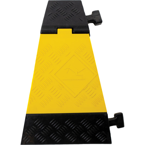 Protecteur de c&acirc;ble tourne-&agrave;-gauche robuste Powerhouse, 3 canaux, 12" lo x 19,75" la x 3" h Par Equipment