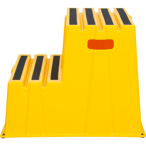Escabeau industriel, 2 marches, 26" x 22-7/16" x Hauteur 19-11/16" Par Equipment