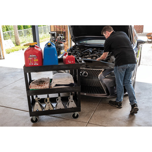 Tub Cart, 3 Tiers, 35-1/4" x 37-1/4" x 18", 375 lbs. Capacity Par Equipment