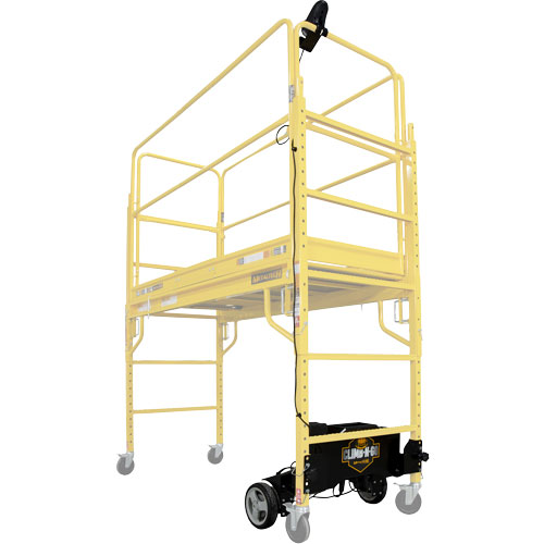 Motorized System for Climb-N-Go Scaffolding Par Equipment