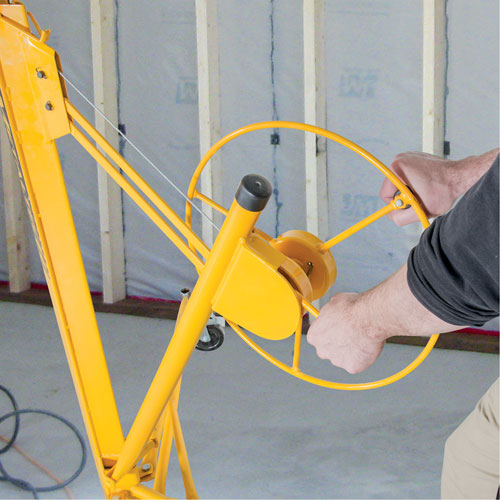 Appareils de levage pour panneaux de cloisons s&egrave;ches Par Equipment