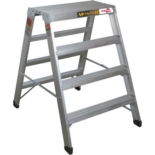 Portable Work-Stand Saw Horse, Aluminum Frame, 12-1/4" D x 48" H Par Equipment
