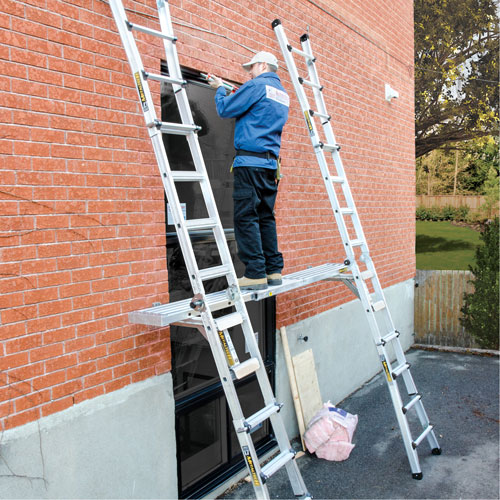 Telescoping Work Plank, 108" W x 12" D, 250 lbs. Capacity, Knocked Down Par Equipment