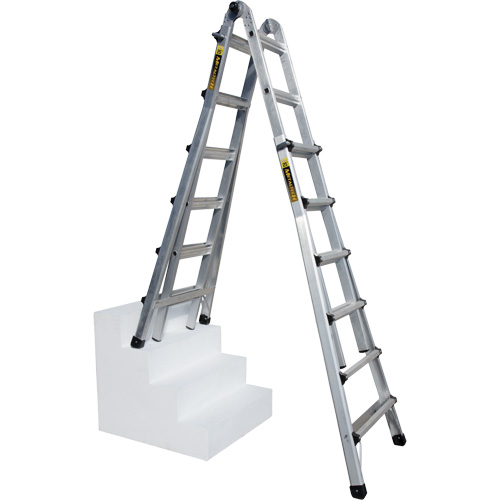 Telescoping Multi-Position Ladder, Aluminum, 300 lbs. Par Equipment