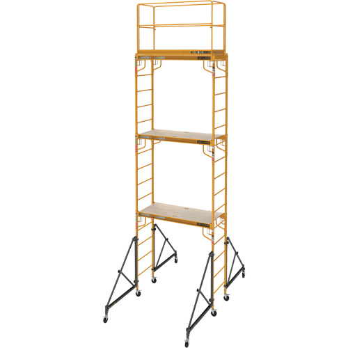 Trousse compl&egrave;te de tour d'&eacute;chafaudage pour cloison s&egrave;che de 18', 122" p x 236" h Par Equipment