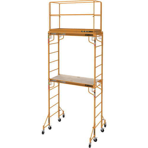 Complete 12' Drywall Baker Scaffold Tower Set, 58-1/2" D x 183" H Par Equipment