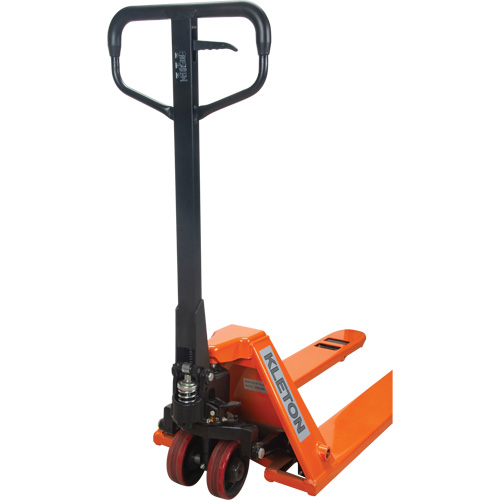 Low Profile Hydraulic Pallet Trucks, 48" L x 20.5" W, 3300 lbs. Cap. Par Equipment