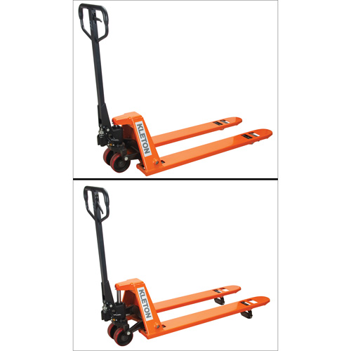 Low Profile Hydraulic Pallet Trucks, 48" L x 20.5" W, 3300 lbs. Cap. Par Equipment