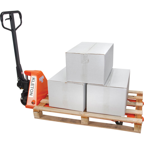 Low Profile Hydraulic Pallet Trucks, 48" L x 20.5" W, 3300 lbs. Cap. Par Equipment