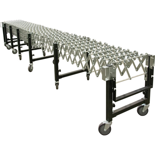 Expandable Conveyor, 23" W x 24' L, 200 lbs. per lin. ft. Capacity Par Equipment