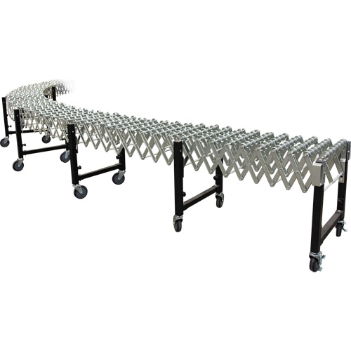 Expandable Conveyor, 23" W x 24' L, 200 lbs. per lin. ft. Capacity Par Equipment
