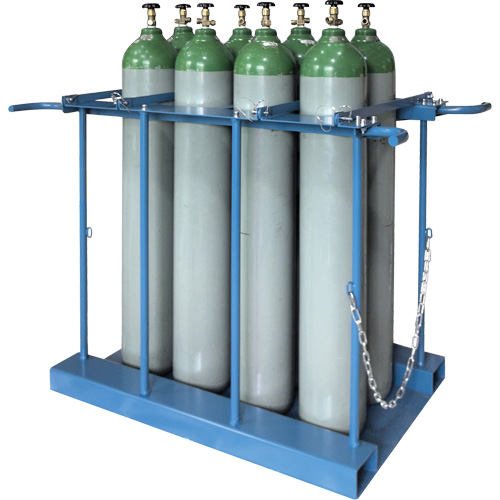 8-Cylinder Forklift Cylinder Storage Caddy Par Equipment