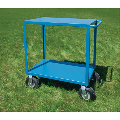  Chariot &agrave; tablettes pour l'ext&eacute;rieur, 2 Tiers, 24" la x 39" h x 39" p, Capacit&eacute; 1200 lb Par Equipment