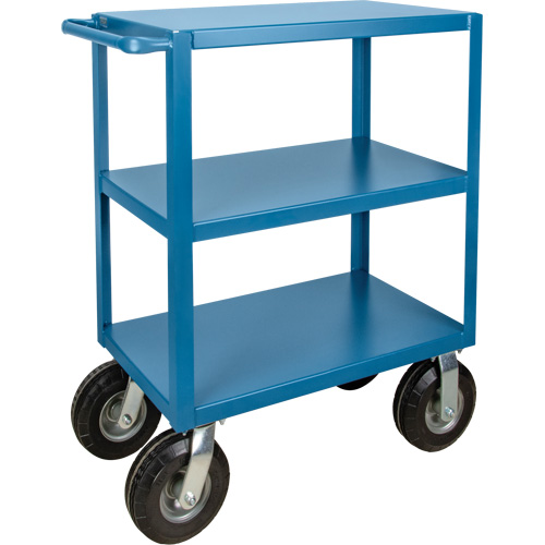Outdoor Shelf Cart, 3 Tiers, 24" W x 39" H x 51" D, 1200 lbs. Capacity Par Equipment