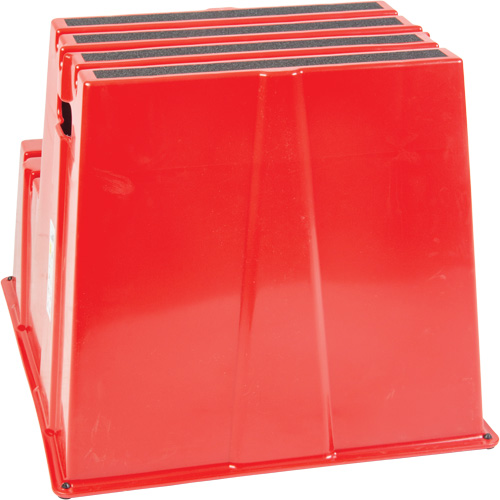 Escabeau industriel, 2 marches, 26" x 22-7/16" x Hauteur 19-11/16" Par Equipment