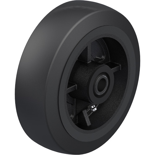 Black Rubber on Cast Iron Core Wheel Par Equipment