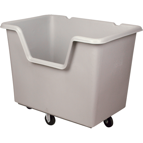 Starcart Easy-Access Box Truck, Polyethylene, 46" L x 31" W x 49" H, 24 cu. ft. Volume, 900 lbs. Capacity Par Equipment