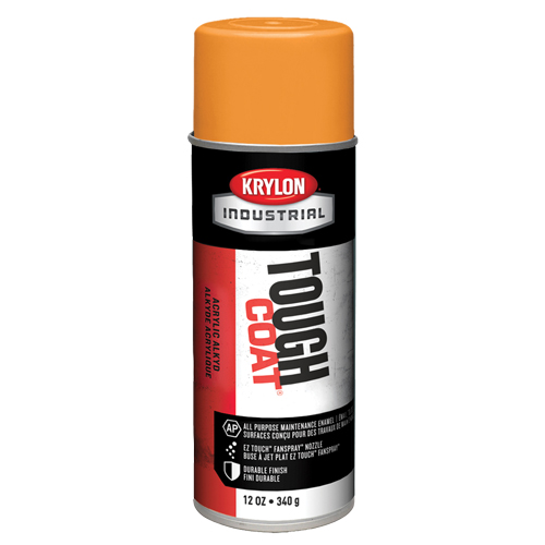 Tough Coat&reg; Acrylic Alkyd Enamel, OSHA Orange Equipment Orange, Gloss, 12 oz., Aerosol Can Par Equipment