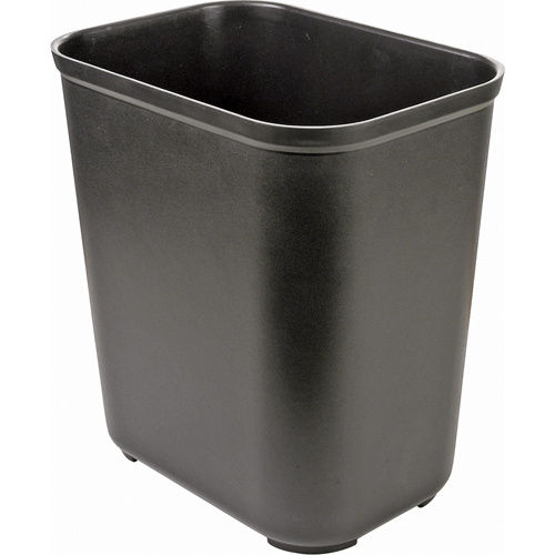 Fire Resistant Wastebasket, 28 Quarts, Fiberglass Par Equipment