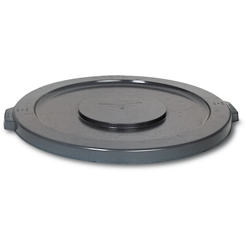 Couvercles ronds Brute, Couvercle plat, Plastique/Poly&eacute;thyl&egrave;ne, Convient aux contenants 15-5/8" dia. Par Equipment
